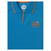 Cub McPaws Boys Blue Polo T Shirt | Half Sleeves | for 4-12 Years Boys - None