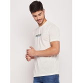 UBX Cotton Regular Fit Printed Half Sleeves Mens T-Shirt - Off-White ( Pack of 1 ) - None