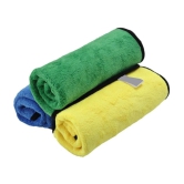 Auto Hub Multicolor 800 GSM Drying Towel For Automobile ( Pack of 4 )