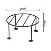 Homestic Metal Pot StandIron Flower Pot Stand for Outdoor PlantsPlant Stand for BalconyGardenOfficePack of 3Black-Homestic Metal Pot Stand|Iron Flower Pot Stand for Outdoor Plants|Plant Stand for