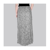 Sttoffa - Grey Rayon Womens Broomstick Skirt ( Pack of 1 ) - None