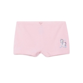 Girls Shorties -  green & pink unicorn print - Pack of 2-11-12 years