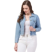 FUNDAY FASHION Women's Denim Blend Standard Length Jacket