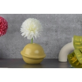 Ceramic Planet Shape Vases-Yellow