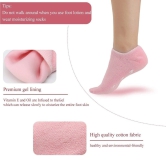 WUGO::Women's Spa Slipper Socks with Non-Slip Dots, Soft and Comfortable Terry Cloth Slip-On Booties for Home, Travel, Yoga, Spa, Hotel