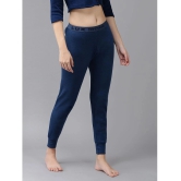 Lux Cottswool Cotton Blend Thermal Bottoms - Blue Pack of 1 - None