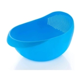 HOMETALES Blue Plastic Colander ( Pack of 1 ) - Blue