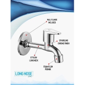 Cossimo Stainless Steel Vigo Long Body (Pack of 2) Steel Bathroom Tap (Bib Cock)