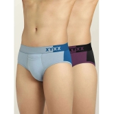 XYXX Pack of 2 Modal Mens Briefs ( Multicolor ) - None