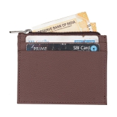 Tough Brown Pure Leather Card Holder Wallet - Brown