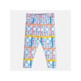 MINI KLUB Blue Cotton Legging For Baby Girl ( Pack of 1 ) - None