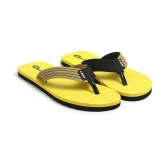 G Best Yellow Mens Thong Flip Flop - None