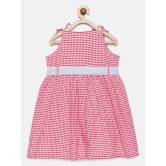 Girls Self-Striped Empire Dress