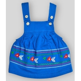 Sathiyas - Navy Cotton Baby Girl's Dress ( Pack of 1 ) - None