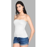 Madam Camisole Cotton Blended Camisoles - White Single - None