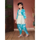 Aarika Off White Cotton Blend Girls Top & Dhoti Set ( Pack of 1 ) - None