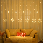 Snowflake LED Curtain Lights