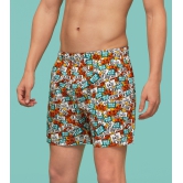 Remix Cotton Boxers Plate Orange S