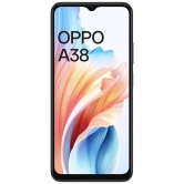 OPPO A38 (Glowing Black, 4GB RAM, 128GB Storage) | 5000 mAh Battery and 33W SUPERVOOC | 6.56 HD 90Hz Waterdrop Display | 50MP Rear AI Camera