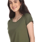 Sugr Cotton Green T-Shirts - Single - S