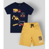 PLUM TREE - Multi Cotton Boys T-Shirt & Shorts ( Pack of 1 ) - None