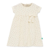 Juscubs Off White Cotton Girls Frock ( Pack of 1 ) - None