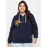 AUSTIVO Cotton Navy Zippered Sweatshirt - None