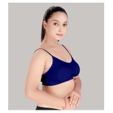 haya fashion Blue Polyester Non Padded Womens Bralette Bra ( Pack of 1 ) - None