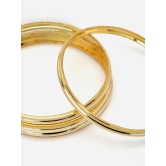 Zeneme Gold Bangle ( Pack of 4 ) - None