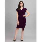 Sheetal associates - Purple Polyester Blend Women's Bodycon Dress ( Pack of 1 ) - None