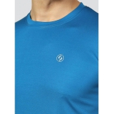 Supersquad Polyester Regular Fit Solid Half Sleeves Mens T-Shirt - Aqua Blue ( Pack of 1 ) - None