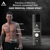 Man-Up Hair Removal Cream Spray  Painless Hair Remover Spray for Chest Back Armpits Legs Arms  Intimate Areas  Pleasant Smell  For Men  200ml-Man-Up Hair Removal Cream Spray | Painless Hair Remov