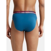 Jockey US49 Men Super Combed Cotton Solid Brief with Ultrasoft Waistband - Seaport Teal - None