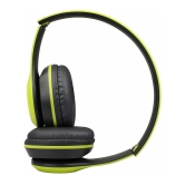 UGPro UGP-47 Dual Mode 3.5 mm Bluetooth Headphone Over Ear 6 Hours Playback Adjustable length IPX4(Splash & Sweat Proof) Green