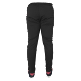 Forbro Black Polyester Lycra Trackpants Single - L