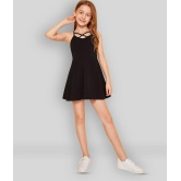 Addyvero - Black Cotton Blend Girls A-line Dress ( Pack of 1 ) - None