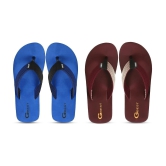 GBest Multicolor Mens Thong Flip Flop - None