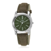 David Miller Green Dial Green Fabric Strap Mens Watch - DMRCW4