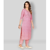 Vbuyz - Multicolor Straight Cotton Womens Stitched Salwar Suit ( Pack of 1 ) - M