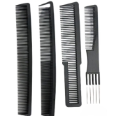 Dhanishka Full Size Wide Tooth Comb 4 Pcs