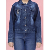 Aarika Navy Blue Denim Girls Denim Jackets ( Pack of 1 ) - None