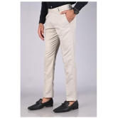 MANCREW - Cream Polycotton Slim - Fit Men's Formal Pants ( Pack of 2 ) - None