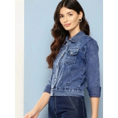 Aarika - Denim Navy Jackets Pack of 1 - None