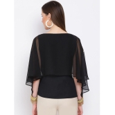 ALL WAYS YOU - Black Polyester Womens Cape Top ( Pack of 1 ) - M