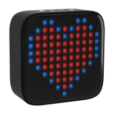 Portronics Pixel:8W Wireless Speaker With 32 LED Display Animations ,Black (POR 1455) - Black