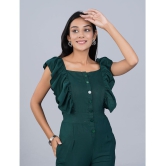 SIPET - Green Rayon Slim Fit Women''s Jumpsuit ( Pack of 1 ) - None