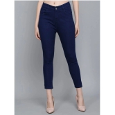 ICONIC ME - Navy Blue Denim Slim Fit Womens Jeans ( Pack of 1 ) - None