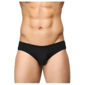 La Intimo Cotton Mens Briefs ( Black ) - 38