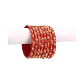 Somil Designer Wedding Fancy Glass Bangle Set For Party, Marriage, Function And Daily Use - None