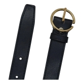 Loopa Black PU Casual Belt - None